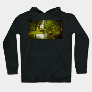 Punting in the rain Hoodie